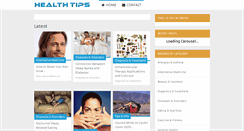 Desktop Screenshot of healthtips.info